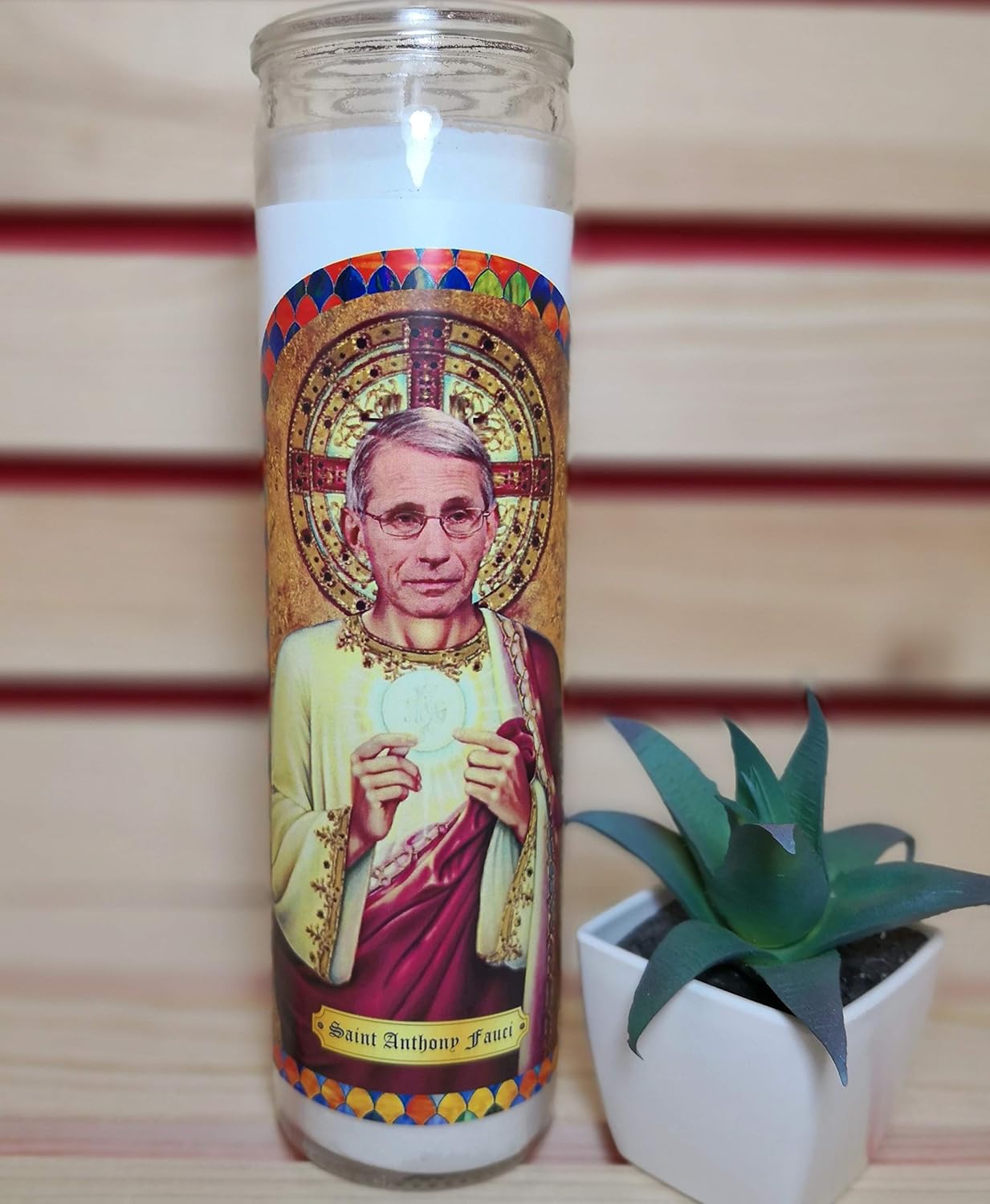 High Quality Fauci candle Blank Meme Template