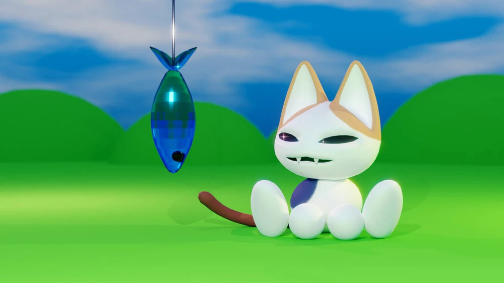 International Cat Day Blank Meme Template