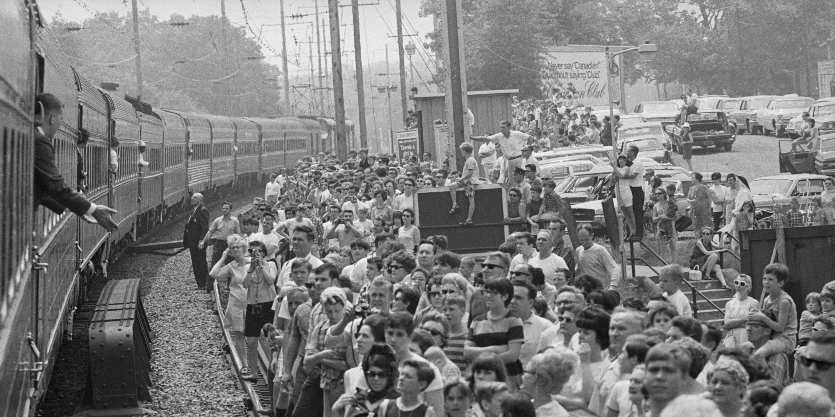 High Quality RFK funeral train Blank Meme Template