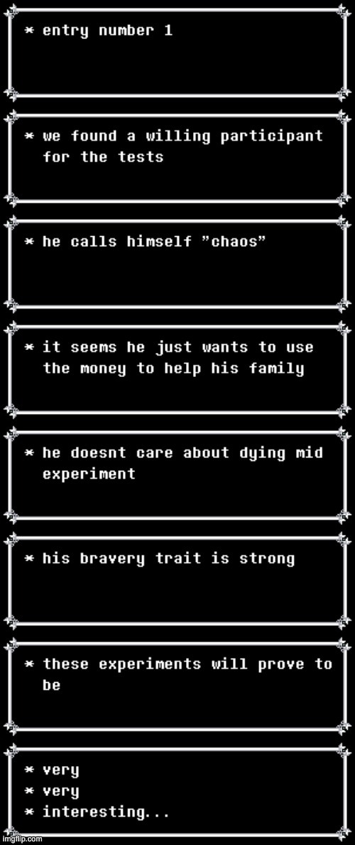 chaos arg pt one | made w/ Imgflip meme maker