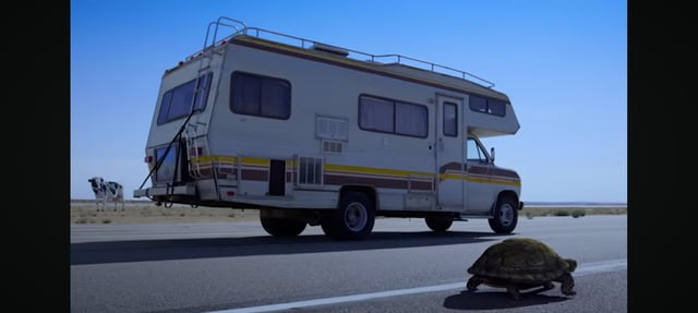 caravan with mario kart on it Blank Meme Template
