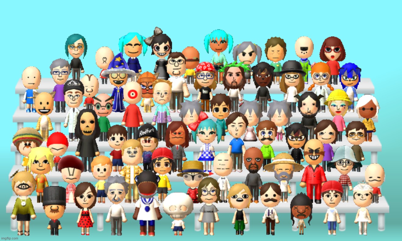 these are all my tomodachi life islanders jesus christ | made w/ Imgflip meme maker