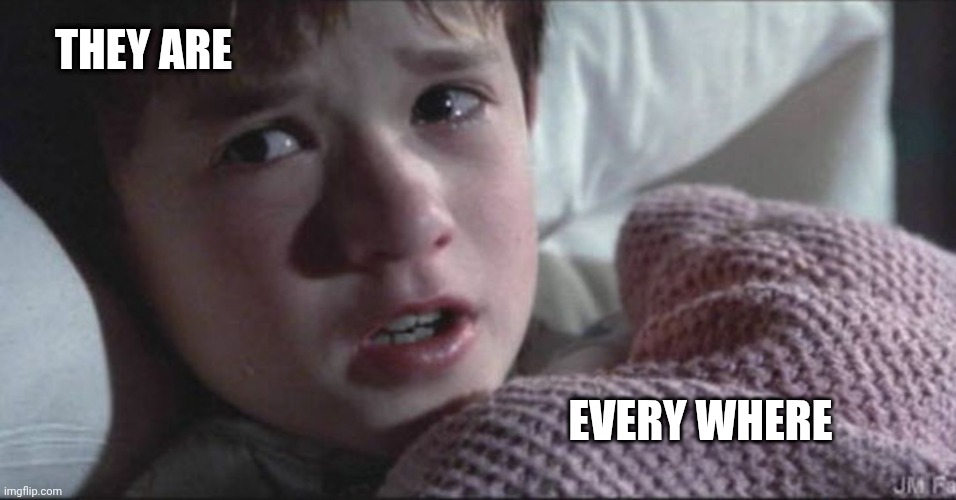 Idiots are every where | THEY ARE; EVERY WHERE | image tagged in they are every where | made w/ Imgflip meme maker