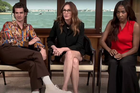 ayo edebiri, julia roberts, andrew garfield 2 Blank Meme Template