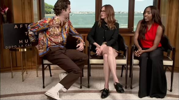 ayo edebiri, julia roberts, andrew garfield 2 Blank Meme Template
