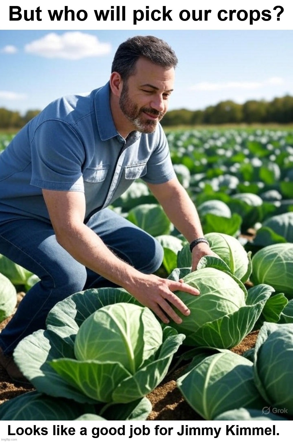 Looks like a good job for Jimmy Kimmel. | image tagged in jimmy kimmel,haters gonna hate,party of haters,bigots,angry sjw,sjw triggered | made w/ Imgflip meme maker