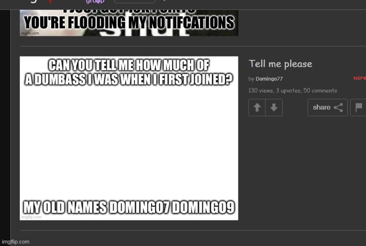domino please unlock comments | made w/ Imgflip meme maker