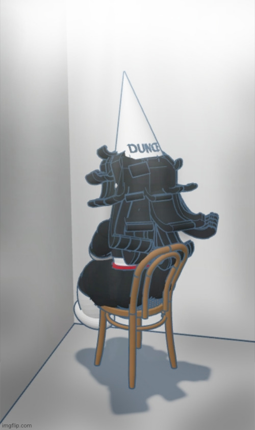 Dunce hat Claire | image tagged in dunce hat claire | made w/ Imgflip meme maker