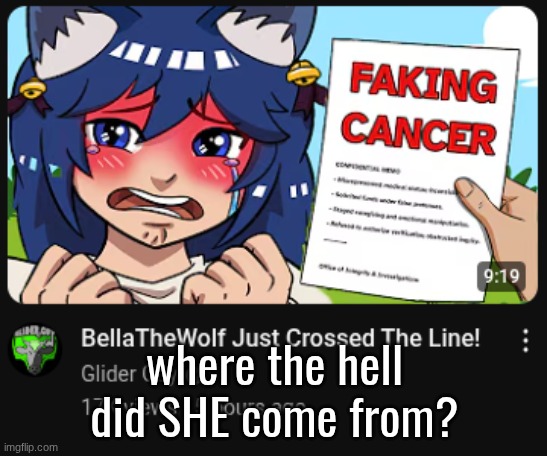 where the hell did SHE come from? | made w/ Imgflip meme maker