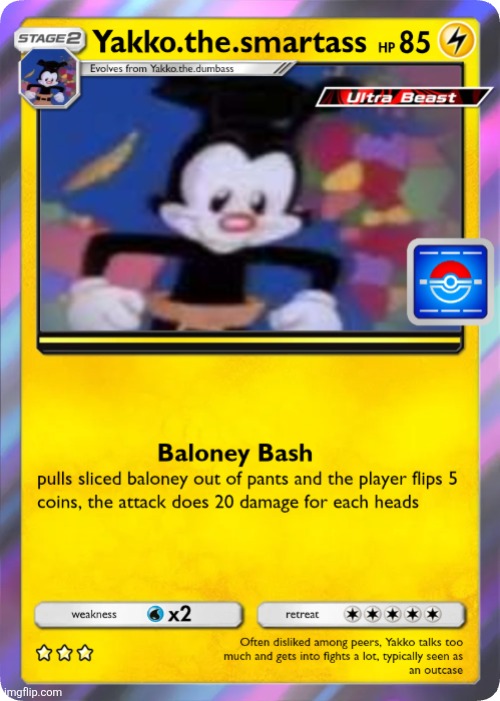 Yakko.the.smartass Request (last one for now) | made w/ Imgflip meme maker