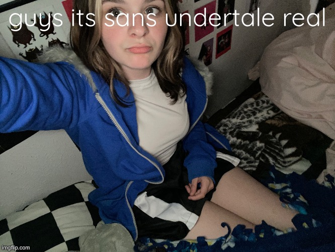 guys its sans undertale real | made w/ Imgflip meme maker