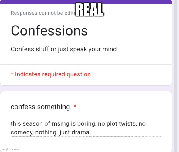 REAL | made w/ Imgflip meme maker
