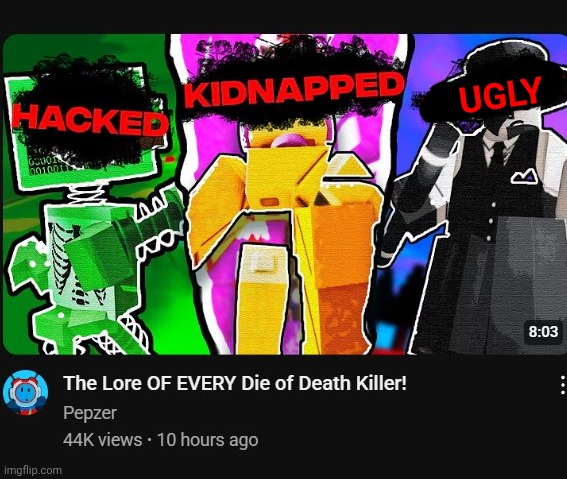 kill artful | UGLY | made w/ Imgflip meme maker