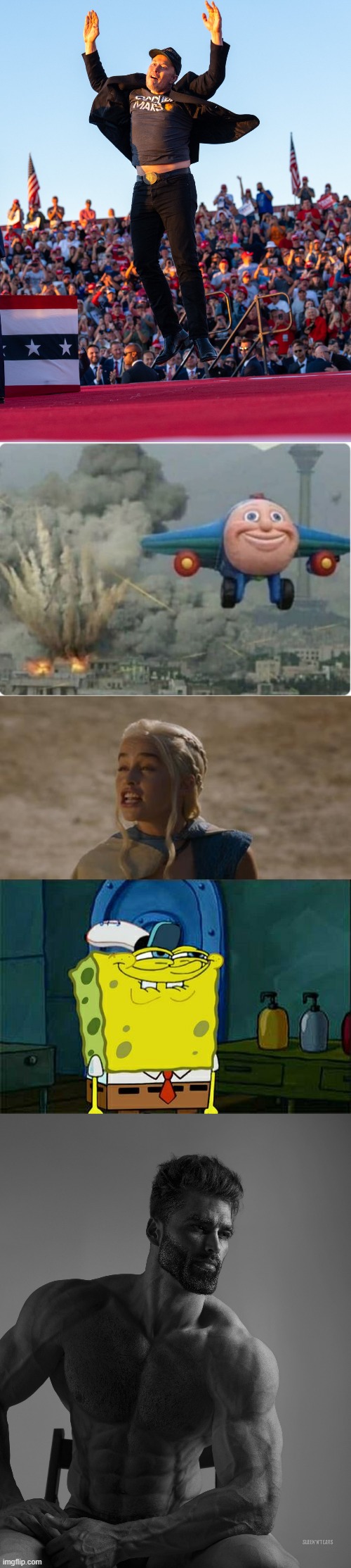 If ykyk | image tagged in elon musk jumping,flying away from chaos,daenerys derp,memes,don't you squidward,giga chad | made w/ Imgflip meme maker
