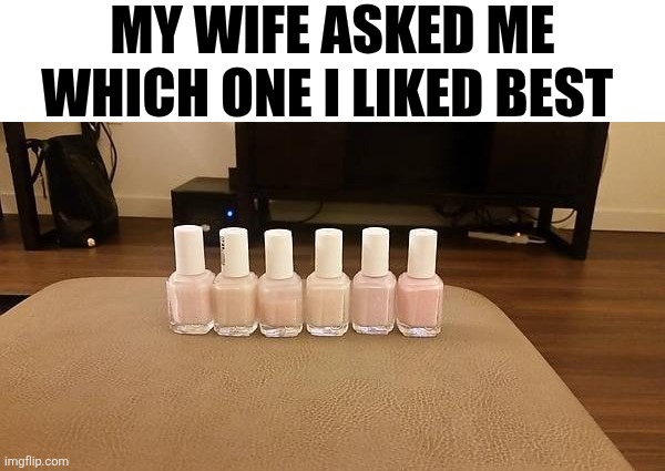 My Wife Asked Me Which One I Liked Best | MY WIFE ASKED ME WHICH ONE I LIKED BEST | image tagged in chris joines | made w/ Imgflip meme maker