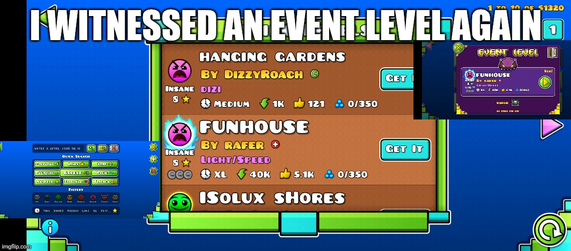 21 HOURS AGO HO LEE SH## | I WITNESSED AN EVENT LEVEL AGAIN | made w/ Imgflip meme maker