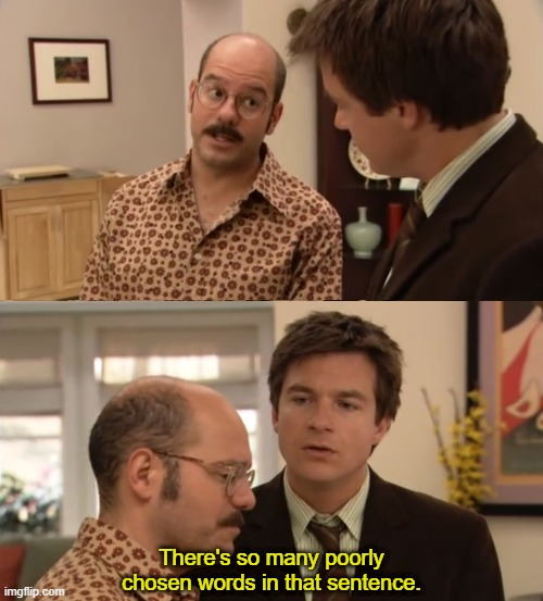 So Many Poorly Chosen Words Blank Meme Template