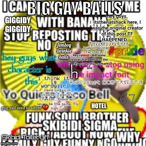 GIGGIDY GIGGIDY; HOTEL | made w/ Imgflip meme maker