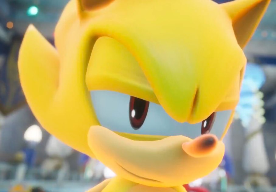 Super Sonic sass Blank Meme Template