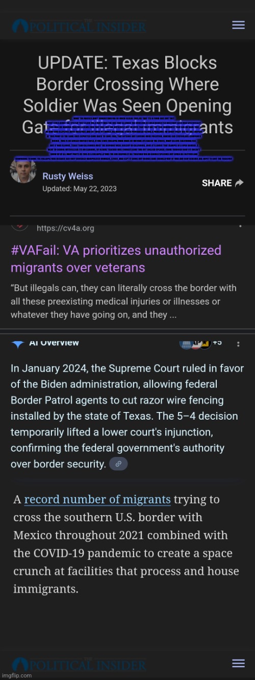 Readers highgest: America on verge of collapse | WHAT THE MASSES DON'T UNDERSTAND VIA SO MUCH ILLEGAL THIS,ICE THAT ITS IN YOUR FACE BUT THEY WON'T EVER ADMIT THE SYSTEM THEY CLAIM VIA A PARTY WAS THE ONE THAT ALLOWED THE INVASION,JO BIDEN REQUESTED MILLITARY AGED MEN SPECIFICALLY THIS WAS ON MADURO ,VENEZUELA NEWS EVEN THEY CALL OUT THE HYPOCRISY BUT  DESPITE THAT THEY ARE TOP TIER COMMUNIST THAT ARE ON SAME TIER AS RINO AND DEEPSTATE BOTH FACILITATE AND GET RICH OFF DRUGS,VIA MEDICAL STOCK PURCHASED BEFORE A PANDEMIC. IM SORRY FOLKS 10K ICE ARE LARPERS AT THIS POINT AS THE SAME ONES DEPORTED COME BACK TO SAME JOBS,THAT NOTHING BUT CAUSING MORE POLLUTION, MAKING GAS STATION,BUS COMPANIES RICHER . THIS IS NO LONGER UNITED STATES, IF ONE STATE COLLAPSE MANE MADE OR NATURAL ITS CALLED THE STATES, MANY BELIEVE CALIFORNIA FELL BUT IT WAS ILLINOIS ,TEXAS THAN CALIFORNIA MOST THE HISPANIC WERE ALREADY IN CALIFORNIA, LOOK AT ILLINOIS THAT EXAMPLE OF A OPEN BORDER . I WENT TO SCHOOL WITH ILLEGAL ITS NO LEARNING, BY DEFAULT TEACHER WILL CORRECT,SEND TIME OUT ENGLISH SPEAKER. CRIME THROUGH ROOF 911 DOESN'T SHOW UP AT ALL MANY PARTS US THIS IS A COLLAPSE 47 WAS THE ONE KEEPING IT ALL TOGETHER VIA DO GOODER SPEECHES BUT GIVEN ALL FACTORS AND COMPARING TO ROME THE COLLAPSE WAS DECADES AGO ONLY SORCERER MANIPULATED NUMBERS, STOCK ,WAR KEPT IT GOING BUT DRONES HAVE CHANGED WAY OF WAR AND NEW SCHEMES ARE INPUT TO LOOT THE TREASURY | image tagged in rino,fail,noparty | made w/ Imgflip meme maker