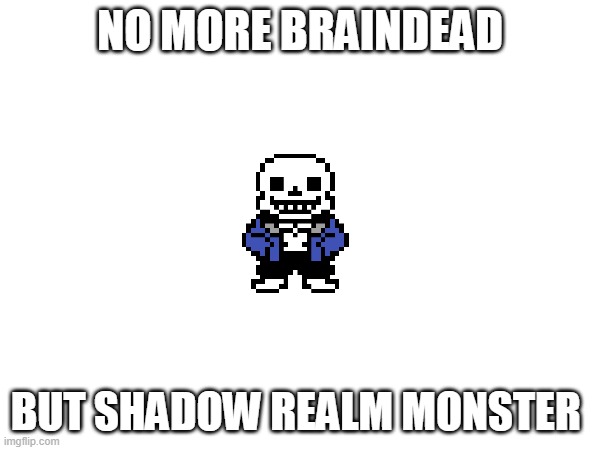 And yes i follow the furry stream now...don't judge me interaction wouldn't | NO MORE BRAINDEAD; BUT SHADOW REALM MONSTER | image tagged in so what | made w/ Imgflip meme maker