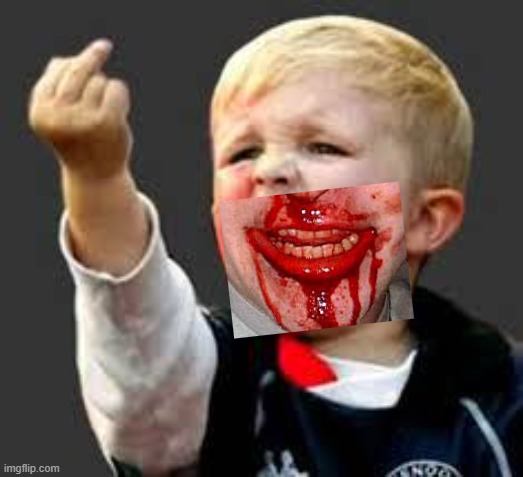 Baby Pointing Middle Finger | image tagged in baby pointing middle finger | made w/ Imgflip meme maker