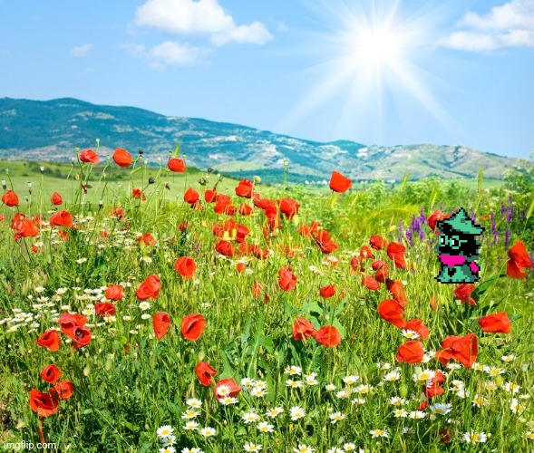 For the trend | image tagged in poetic landscape | made w/ Imgflip meme maker
