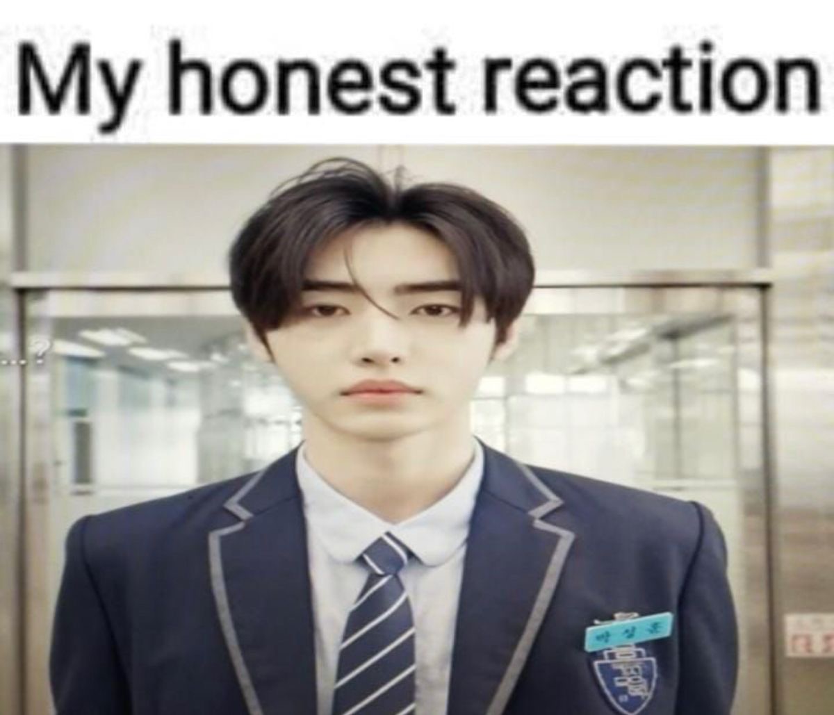 sunghoon reaction pic 2 Blank Meme Template