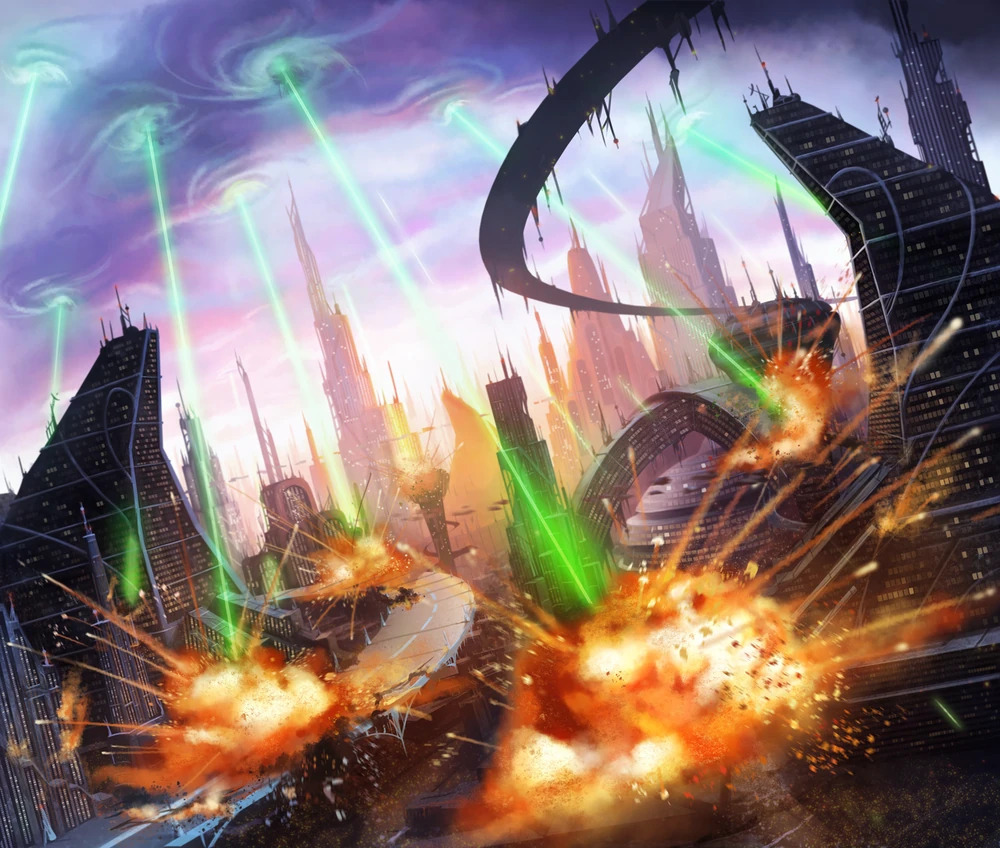 Orbital Bombardment Blank Meme Template