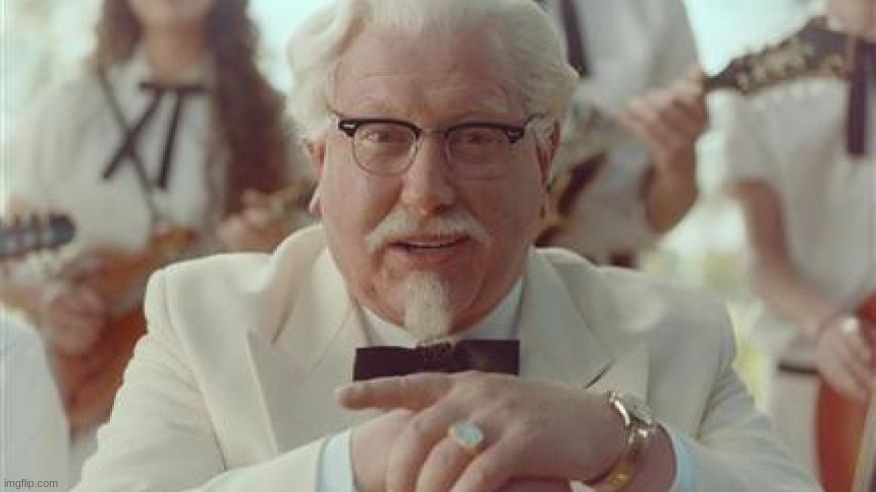 KFC MAN | image tagged in kfc man | made w/ Imgflip meme maker