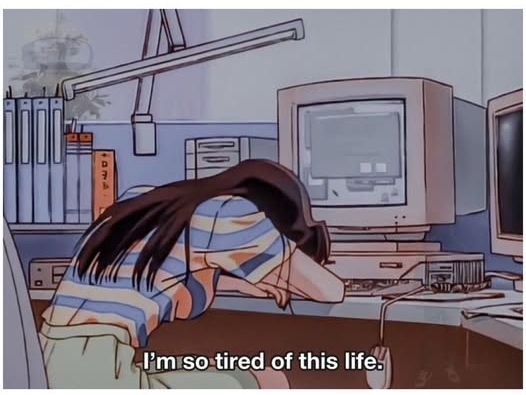 Tired of this life Blank Meme Template