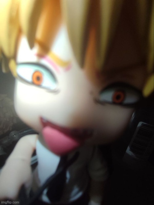 He became freaky and a figurine | made w/ Imgflip meme maker