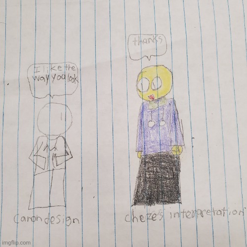 I like how cheze handled Drew | Sorry if it's a bit faded, it's just my camera quality | made w/ Imgflip meme maker