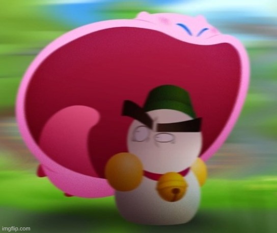 Kirby eats frosty ( credits to muffinsnakes and failboat) | image tagged in kirby eats frosty credits to muffinsnakes and failboat | made w/ Imgflip meme maker