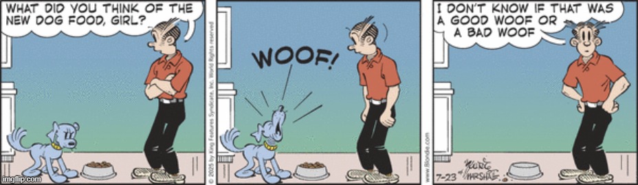 Blondie | image tagged in comics | made w/ Imgflip meme maker