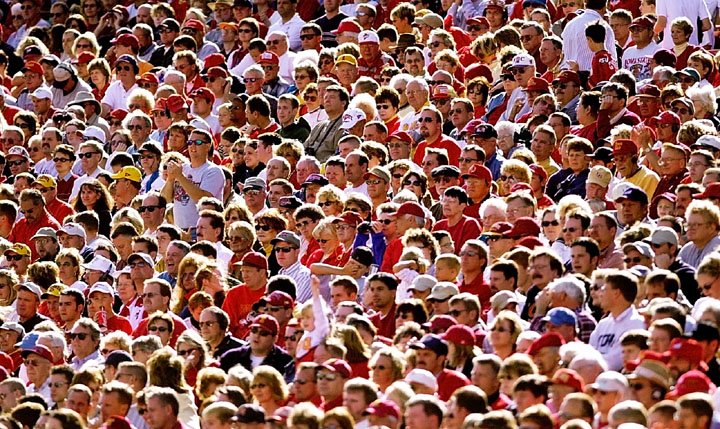 Large crowd Blank Meme Template