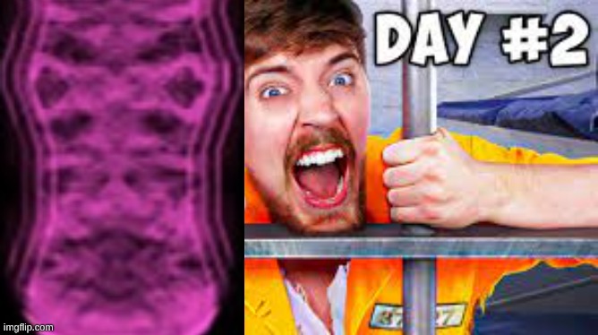 I SPENT 100 DAYS TRAPPED IN THE DARK WORLD!! | image tagged in mr beast | made w/ Imgflip meme maker