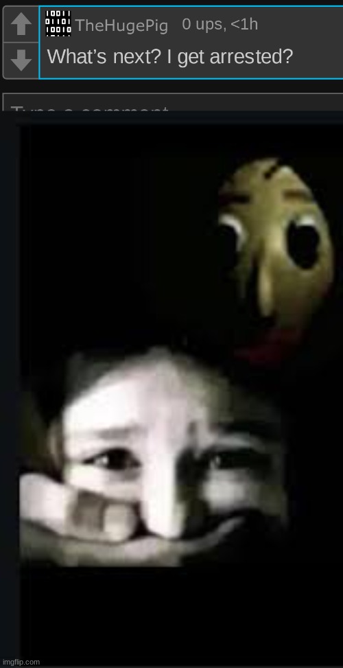 image tagged in baldi hush | made w/ Imgflip meme maker