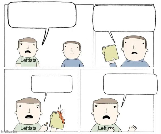 Leftists Blank Meme Template