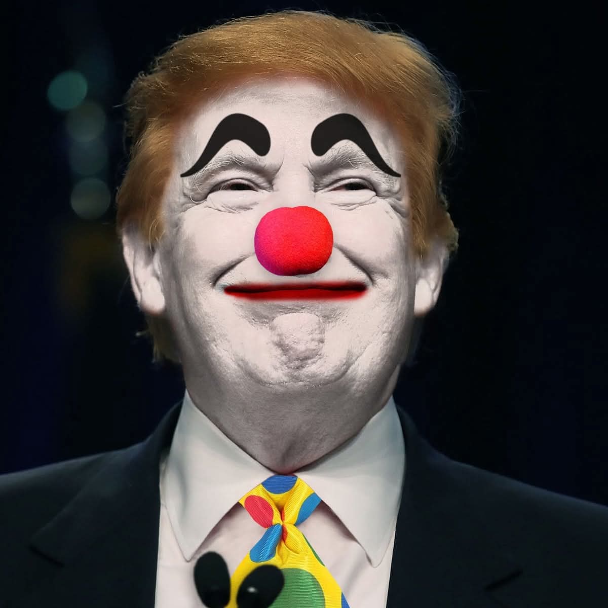 Grumpy the clown Blank Meme Template
