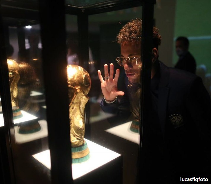High Quality Neymar trophy meme Blank Meme Template