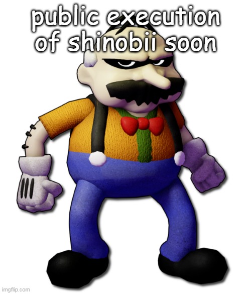 Homeowner (None Of Your Business) | public execution of shinobii soon | image tagged in homeowner none of your business | made w/ Imgflip meme maker