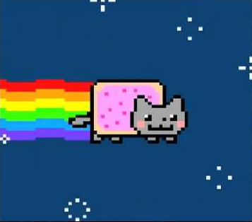 High Quality Nyon cat Blank Meme Template