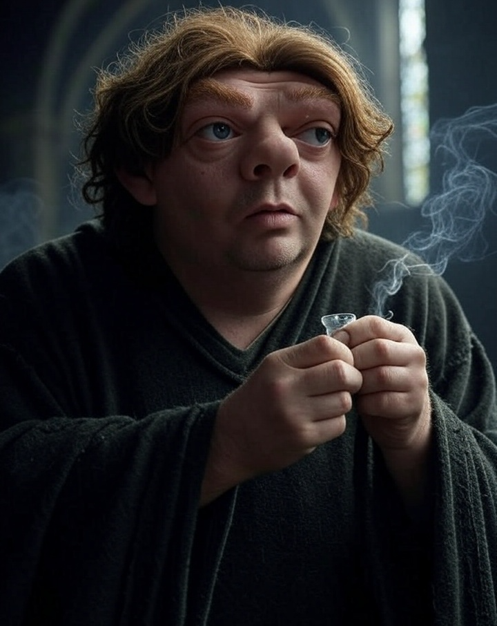Quasimodo glass pipe wig Blank Meme Template