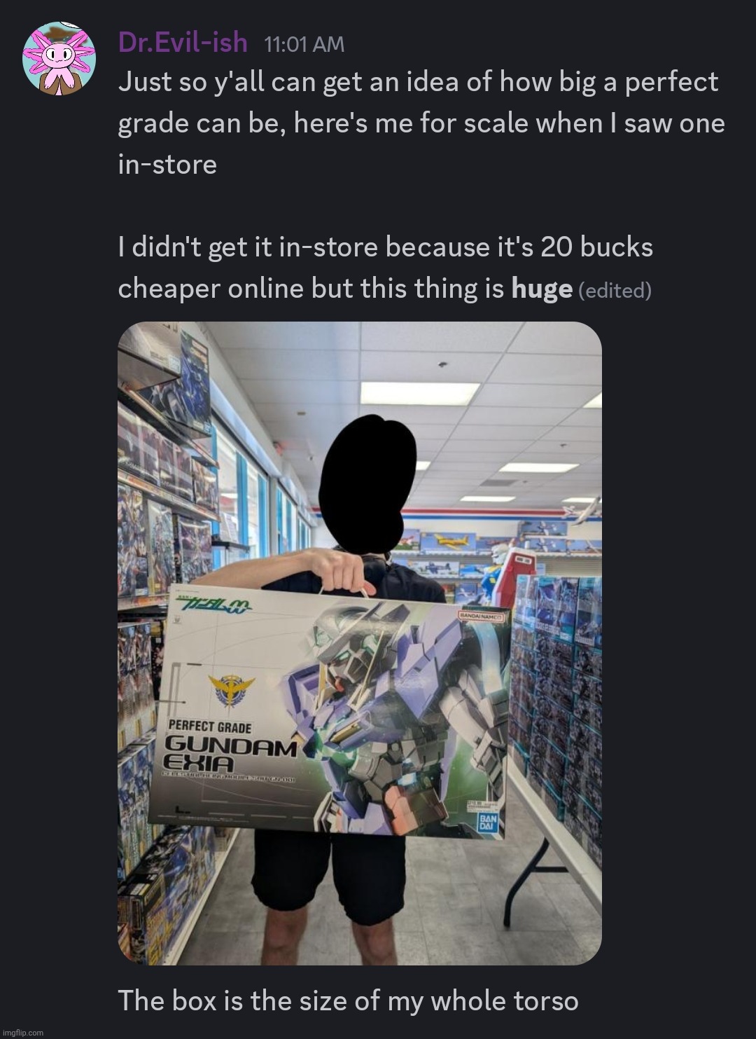 This hobby can get very big and very expensive very fast. This'll be my first perfect grade kit | image tagged in yes i know i'm double posting,ulliam wanted me to post here more,i forgor,getting on a plane soon won't be able to talk | made w/ Imgflip meme maker