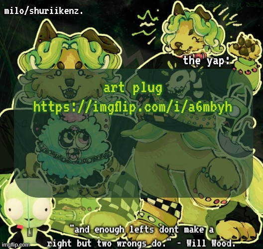 "here before link!!!!1!" okay good job. you want a cookie? smth else? | art plug https://imgflip.com/i/a6mbyh | image tagged in milo/griefer's nan temp | made w/ Imgflip meme maker