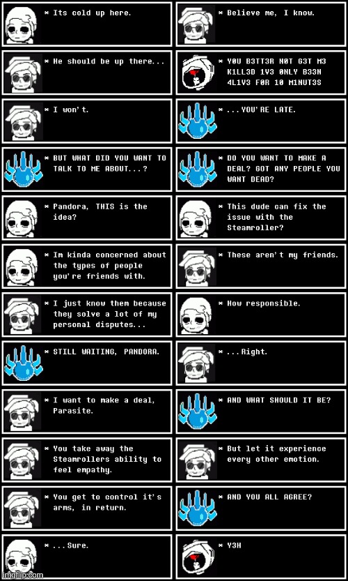 Clanker OC story part 3 | image tagged in clanker story | made w/ Imgflip meme maker