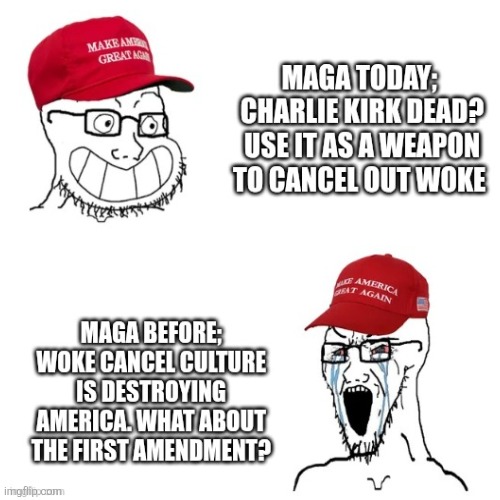 They believe in nothing | image tagged in maga,trump,they believe in nothing,enemies of the free speech,their king | made w/ Imgflip meme maker