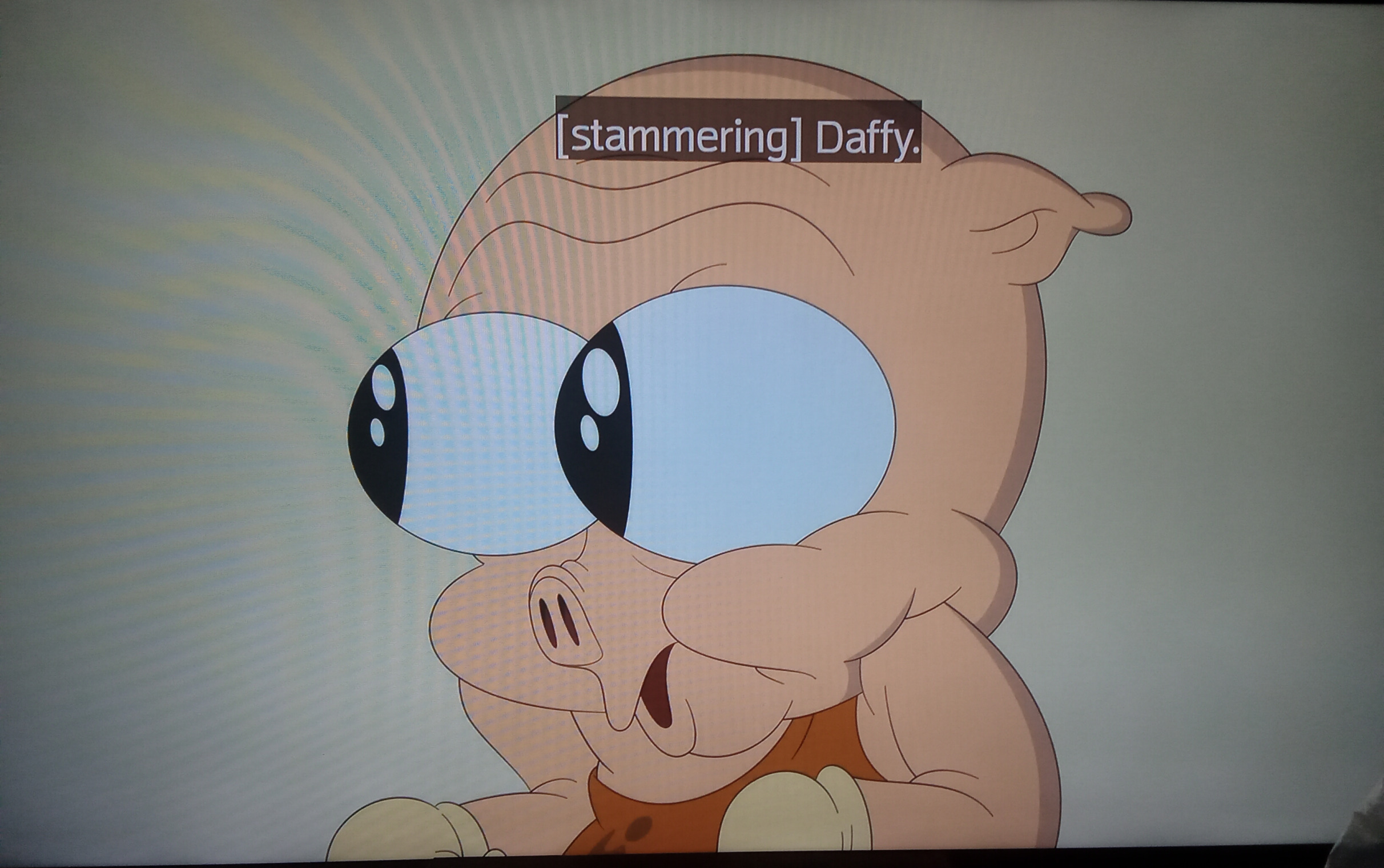 Stammering Porky Pig Blank Meme Template