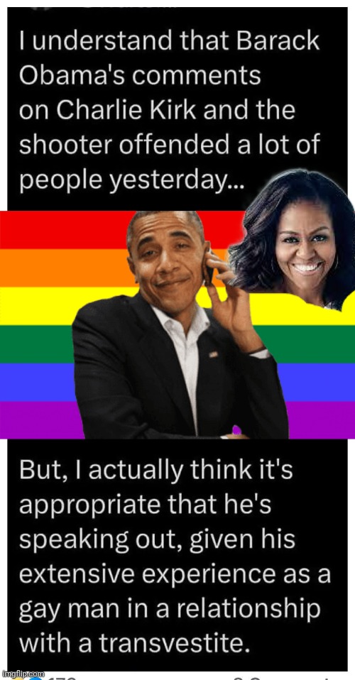 Barry Soetero speaking from experience | image tagged in obama gay pride backround,expert | made w/ Imgflip meme maker